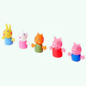 Vingerpoppetjes Peppa & Friends 5 stuks