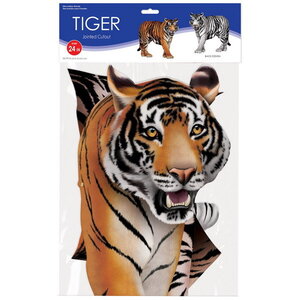 Decoratie Tijger dubbelzijdig bedrukt