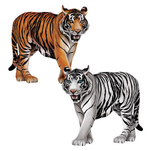 Decoratie Tijger dubbelzijdig bedrukt Decoratie Tijger dubbelzijdig bedrukt