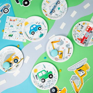 Bordjes Voertuigen 6 stuks