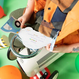 Uitnodigingskaartjes Voertuigen 6 stuks