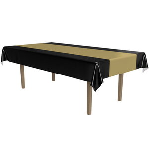 Tafelkleed zwart-goudkleurig
