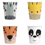 Bekertjes Jungle en Safari 4 stuks