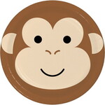 Bordjes aap 8 stuks 23cm