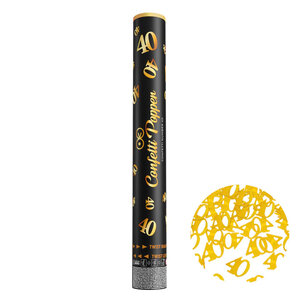 Confetti Popper 40 jaar Confetti Popper 40 jaar