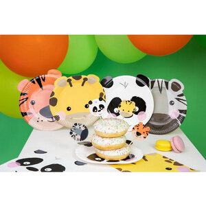 Bordjes Jungle en Safari 4 stuks