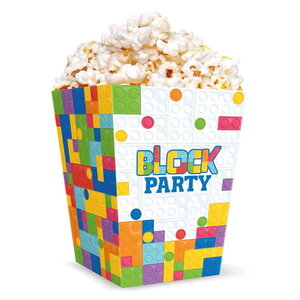 Popcorn bakjes bouwstenen 6 stuks
