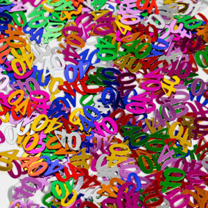 Confetti glitter 40 jaar luxe Confetti glitter 40 jaar luxe