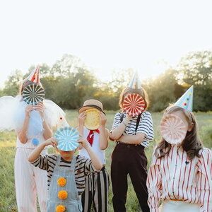 Gebaksbordjes circustent 6 stuks Gebaksbordjes circustent 6 stuks