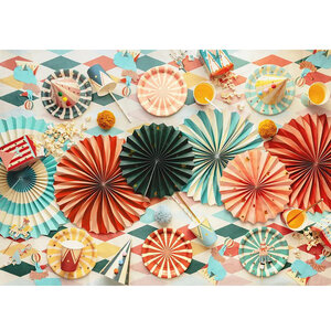 Gebaksbordjes circustent 6 stuks Gebaksbordjes circustent 6 stuks