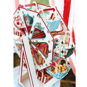 Reuzenrad met snackbakjes luxe 48cm x 50cm Reuzenrad met snackbakjes luxe 48cm x 50cm