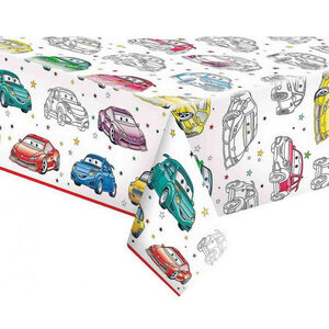 Tafelkleed auto's 120cm x 180cm Tafelkleed auto's 120cm x 180cm
