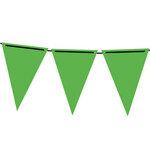 Vlaggenlijn papier Neon groen 3 meter