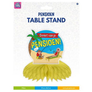 Tafeldecoratie Geniet van je Pensioen