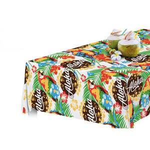 Tafelkleed Aloha met bloemen 137cm x 274cm Tafelkleed Aloha met bloemen 137cm x 274cm