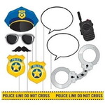 Foto Booth Props Politie 10-delig