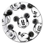 Bordjes Mickey Mouse gezichten 25 stuks