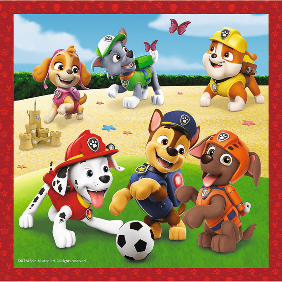 Puzzel Paw Patrol 3 in 1 doos