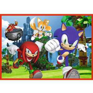 Puzzel Sonic the Hedgehog 4 in 1 doos