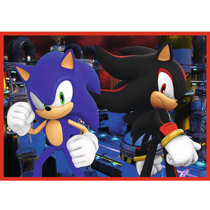 Puzzel Sonic the Hedgehog 4 in 1 doos