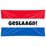Vlag Geslaagd rood wit blauw XXL