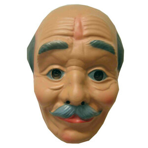 Masker Abraham met kaal hoofd