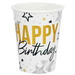 Bekertjes Happy Birthday STARS 8 stuks