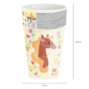 Bekertjes paarden party 6 stuks