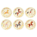Gebaksbordjes paarden party 6 stuks