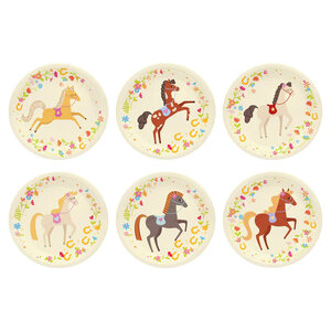 Gebaksbordjes paarden party 6 stuks Gebaksbordjes paarden party 6 stuks