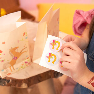 Uitdeelzakjes paarden party 6 stuks Uitdeelzakjes paarden party 6 stuks