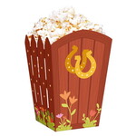 Popcorn bakjes paarden party 6 stuks