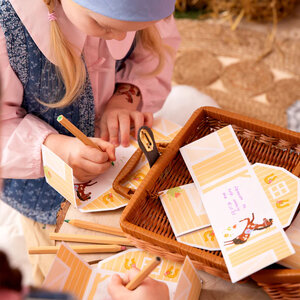 Uitnodigingskaartjes paarden party 6 stuks Uitnodigingskaartjes paarden party 6 stuks