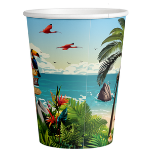 Bekertjes Summer Vibes 8 stuks Bekertjes Summer Vibes 8 stuks