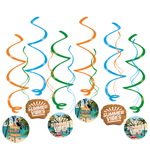 Hangdecoraties Summer Vibes 12 stuks Hangdecoraties Summer Vibes 12 stuks