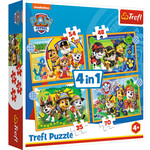 Puzzel Paw Patrol 4 in 1 doos