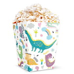 Snack Popcorn bakjes Dinosaurus 6 stuks