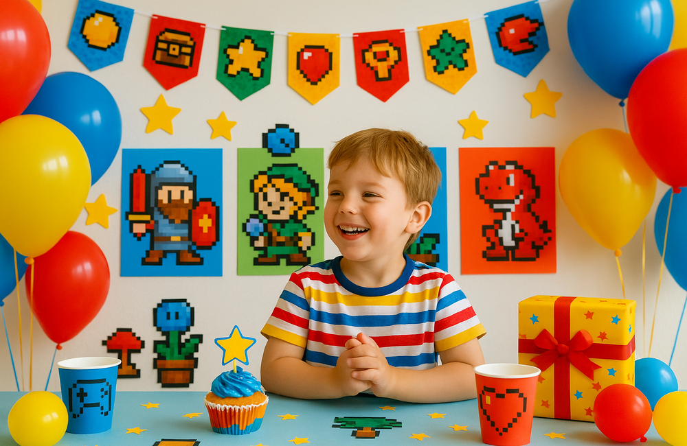 Mario kinderfeestje ideeën | Spelletjes, hapjes & decoratie