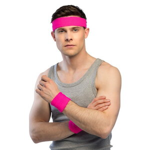 Zweetbandjes set pink Zweetbandjes set pink