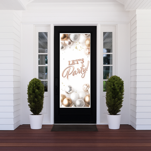 Deurposter Let's Party