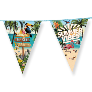 Vlaggenlijn Summer Vibes 10 meter