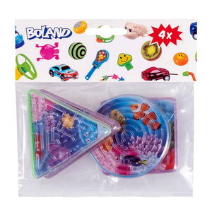 Doolhof spelletje 4 stuks