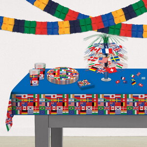 Banners Welcome internationaal 38cm x 152cm