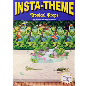 Decoratie Jungle dieren 13 stuks