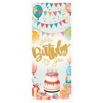 Deurposter Happy Birthday to you Op is Op