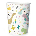 Bekertjes Dinosaurus Rainbow 6 stuks