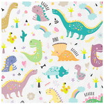 Servetten Dinosaurus Rainbow 10 stuks