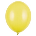 Ballonnen Honing geel 10 stuks