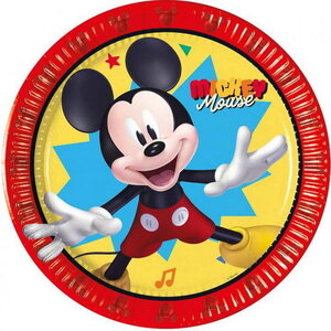 Bordjes Mickey Mouse Jump geel rood