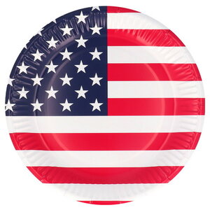 Bordjes USA 10 stuks Bordjes USA 10 stuks